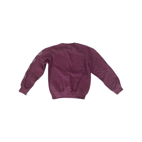 Youth Medium Maroon "DRIPPIN" Sweatshirt by Eighty Eight Brand – Size 10-12 - Picture 2 of 4